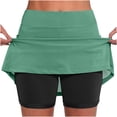 thumbnail image 2 of Abomasnow Womens Plus Size Skorts Tummy Control Plus Size Skorts for Women High Waist Athletic Sports Pants Skirt Casual Shorts, 2 of 7