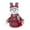 Burgundy, variant on Snowman Plush Christmas Doll, Cute Soft Portable Stuffed Toy Home Office Shop Window Decor