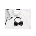 thumbnail image 5 of CORBATA DE LAZO PREATADA INSPIRE CHIC PARA EL DÍA DEL PADRE, HOMBRES, CON PUNTOS DE POLKA, CORBATAS DE BODA, TAMAÑO ÚNICO, NEGRO, 5 of 5