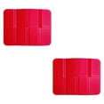 thumbnail image 4 of Wosthever Cojín de asiento plegable aislado a prueba de agua para prevenir el cojín de camping antideslizante multicolor alfombrillas para rojo 2piezas, 4 of 6