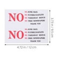 thumbnail image 2 of unbranded Calcomanía Para Buzón Decorativa Impermeable Con Texto Claro No Junk Mail Para Exteriores, 2 of 7