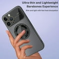 thumbnail image 5 of Magnetic for iPhone 14 Pro Max Case Compatible with Magsafe [Camera Lens Protector] Shockproof Hard PC Matte Back Protective Soft TPU Edge Phone Cases for iPhone 14 Pro Max Black, 5 of 10