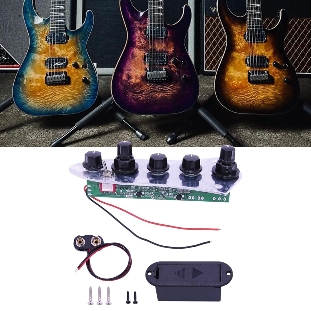 Guitar Control Plate Mounting Plate with Screw Electric Guitar Parts Replacement