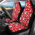 thumbnail image 3 of Pzuqiu Santa Car Seat Covers Breathable Car Decor Accessories, Lightweight Easy Installation Car Seat Cover Full Set Fit for Most Sedans Cars Truck, 3 of 10