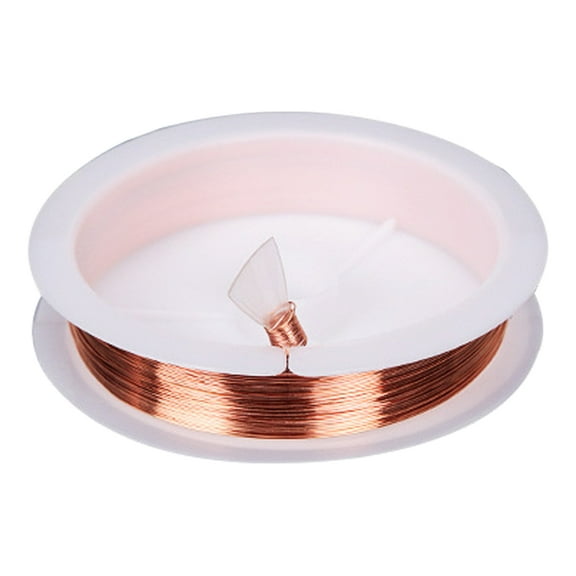 FOMIYES 1 Roll of Copper Wires Diy Handmade Wires Professional Reed Wires Craft Accessory 0.3mm