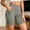 Gray, variant on jjayotai Women's Biker Shorts High Waist Quick Dry Shorts Yoga Workout Gym Running Volleyball Shorts with Pockets