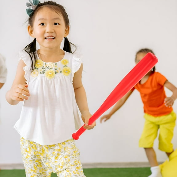 BESTSKY Toys for Ages 2-4 - 2 Plastic Baseball Bats for Kids - 18" Set for Backyard Games