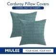 thumbnail image 6 of Wehilion Pack of 2 Corduroy Decorative Throw Pillow Covers Soft Boho Striped Pillow Covers Modern Farmhouse Christmas Home Decor for Sofa Living Room Couch Bed, 6 of 6