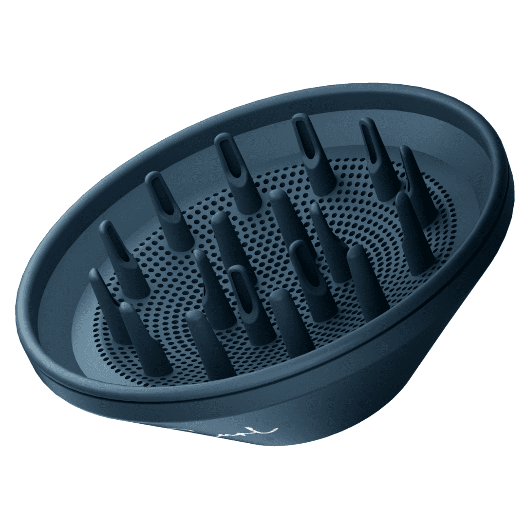 Curly Hair Diffuser Attachment by Supreme Trimmer | Adaptable for Blow Dryer SHD347 for Curly, Wavy & Natural Looking Hair | HDi300 Blue