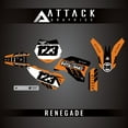 thumbnail image 2 of Attack Graphics Custom Renegade Complete Bike Graphics Kit for KTM 65 SX 2015, 2 of 3