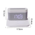 thumbnail image 2 of Multi functional three in one magnetic absorption wireless charging LED time screen alarm clock 15W fast charging touch dimming night light, 2 of 6