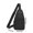 Black, variant on Qiweii Crossbody Sling Bag Men Women, Casual Shoulder Backpack, Chest Daypack Satchel for Hiking Travel Waterproof, Anti-Theft, Anti Robbery, One Shoulder Diagonals Bag Men Bag