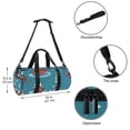 thumbnail image 5 of Christmas Gym Bag with Shoe Bag, Carry on Duffle Bag 17.7 Inches with Interior Zipper Pocket - Large Capacity, 5 of 6