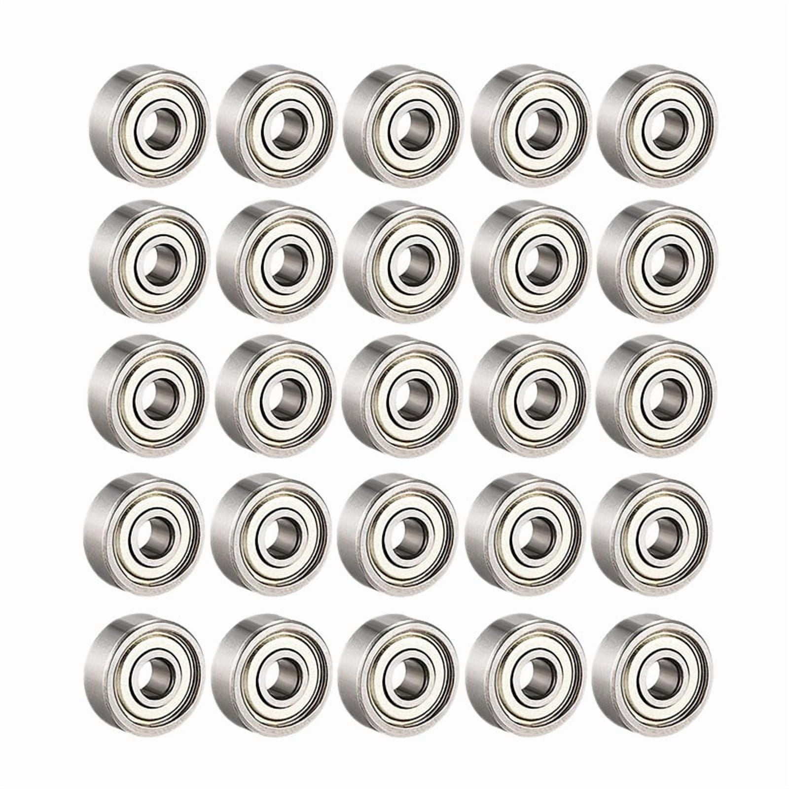 150Pcs 608 ZZ Ball Bearings, Metal Double Shielded Miniature Deep Groove Skateboard Ball Bearings (8mm X 22mm X 7mm)