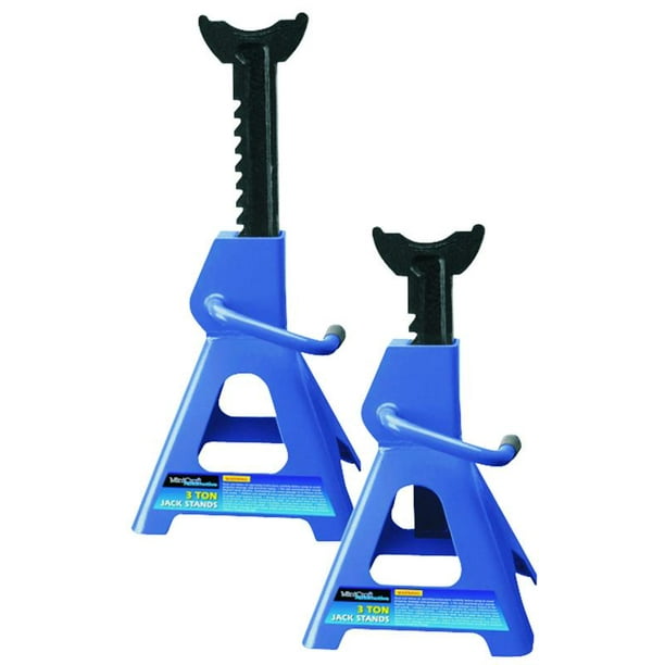 Mintcraft T210103 Heavy Duty Adjustable Jack Stand, 3 ton, 11-5/8 - 16-3/4 in Lifting H, Steel - Walmart.com - Walmart.com