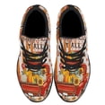 thumbnail image 2 of Fall Truck Thanksgiving Halloween Happy Fall Y'all Shoes Sneakers Black Size 7.5, 2 of 7