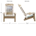 thumbnail image 3 of Excello Global Products EGP-HD-0304 Beach Chair Photo Frames, Hold 4"x6" Vertical Photos, Tabletop Picture Frames with Nautical Beach Theme, Home Decor, Rustic 4" x 6" Picture Frames, 3 of 5