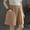 Khaki, variant on Women's Shorts Plus Size with Pockets Summer Loose Casual Straight Leg Cargo Shorts