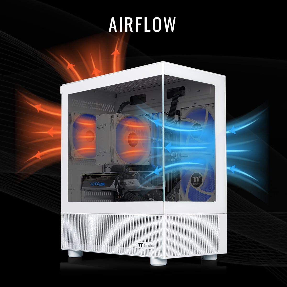 Thermaltake Gaming Desktop PC NE i1470S-V170S Intel Core i7-14700F 32GB DDR5 1TB SSD GeForce RTX 5070