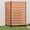 Brown-2 panel, variant on Modern Shade 5'x3' Natural Wood Privacy Fence Screen (1 Panel) - Outdoor Deck/Balcony Panel, Conceals Trash Cans/AC