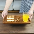 thumbnail image 2 of Tableware Wood Round Dessert Plate Japanese-style Wooden Tray Snack Plate Prof, 2 of 8