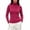 Hot Pink, variant on Turtleneck Tops for Women Raglan Knit Sweater Basic Long Sleeve Slim Fit Casual Soft Solid Color Basic Layering Top for Weekend Getaway