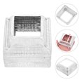 thumbnail image 4 of 10pcs Metal Railing Base Covers Square Iron Post Base Cover Deck Railing Base Brackets Covers for Balcony Stair Railing Support, 4 of 9