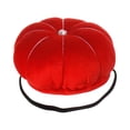 thumbnail image 1 of Unique Bargains Coussin de Poignet en Velours avec Épingle à Citrouille et Sangle Élastique, Rouge, 1 of 6