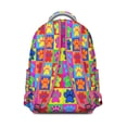 thumbnail image 3 of Cute Dog Print Backpack for School - Large Capacity Bookbag with Organizer Pockets, Durable Waterproof Fabric, Comfortable Carry for Students & Commuters, 3 of 6