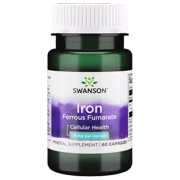 Swanson Iron Ferrous Fumarate 18 mg 60 Capsules