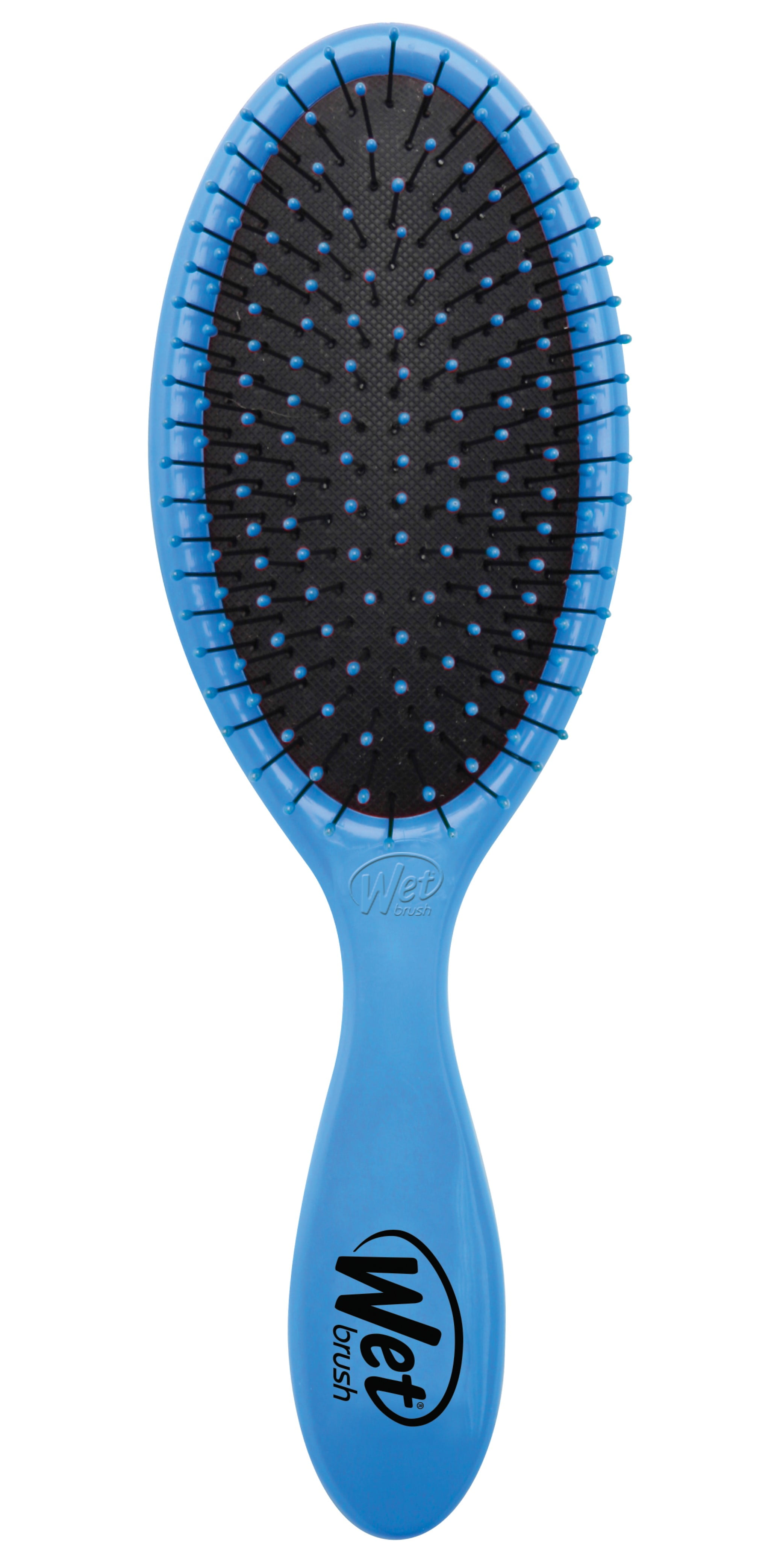 Wet Brush Detangler Shower Intelliflex Bristles Blue (6 Pack) Walmart