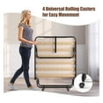 thumbnail image 5 of 75 x 31.5 Inch Folding Guest Bed with Memory Foam Mattress for Adult, 5 of 9