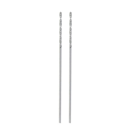 

Uxcell 2 Pack 0.75mm C3/K10 Tungsten Carbide Mini Precision Straight Shank Twist Drill Bits