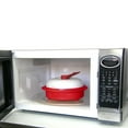 thumbnail image 3 of microHearth 1.5-Quart Nonstick 4-piece Everyday Pan Set for Microwave Cooking, Red, 3 of 4