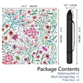 thumbnail image 2 of Floral Rubber Table Mat 31.5x31.5 Inches for Adult Game Night Primary Use for Mahjong Tiles Secondary Use for Cards and Boards, 2 of 7