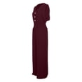 thumbnail image 6 of SRZYMJ Women's Slim Fit Jumpsuit Elegant V-Neck Women Jumpsuit Flowy Wide Leg Romper with Waist for Dressy Casual Wear and Versatile Seasonal Outfits, 6 of 6