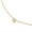 Vermeil, variant on Solitaire Necklace for Women | Round Shape Lab Created Moissanite Miracle Set Chain Necklaces with Lobster Clasp In 14K White Gold Over Sterling Silver Jewelry 16+2” Adjustable Chain