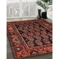 thumbnail image 2 of Ahgly Company Indoor Square Traditional Chestnut Brown Persian Area Rugs, 3' Square, 2 of 6