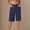 Navy, variant on HAIJIE Plus Size Swim Shorts Comfy Drawstring Casual Elastic Waist 2026 Hiking Cargo Swim Shorts Outdoor for Women Girls Summer Daily Wear