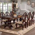 thumbnail image 2 of Furniture of America Roo Traditional Wood 7-Piece Dining Table Set in Cherry, 2 of 7