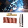 thumbnail image 1 of Welding  Contact Tip, Clear Thread  Edge Copper Brass 0.8x25mm Enhanced Electrical Conductivity Gas Nozzle  For Replacement, 1 of 8