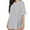 Grey, variant on T Shirts for Women Basic Tees Women's Loose Side Slit Pure Cotton Short Sleeved Women's Comfortable Round Neck Solid Color T Shirt Tshirts Shirts Womens Tops Black XL