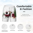 thumbnail image 5 of Lsque Mens Swim Trunks Vintage Buffalo Plaid Christmas Camper Pattern - Bathing Suit Compression Liner - Beach Swim Shorts Swimwear - (S-3XL) - Stretch Quick Dry -XX-Large, 5 of 9