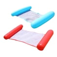thumbnail image 4 of Hamaca flotante inflable para piscina, tumbona flotante para piscina, cómoda, hamaca de agua flotante, azul y rojo, 2 uds. YUNYI BRAND  Deportes, 4 of 8
