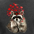 thumbnail image 3 of CafePress - Raccoon Blowing Kisses Cute Animal Love Long Sleev - Women's Long Sleeve Graphic Tee Casual Fit, 3 of 4
