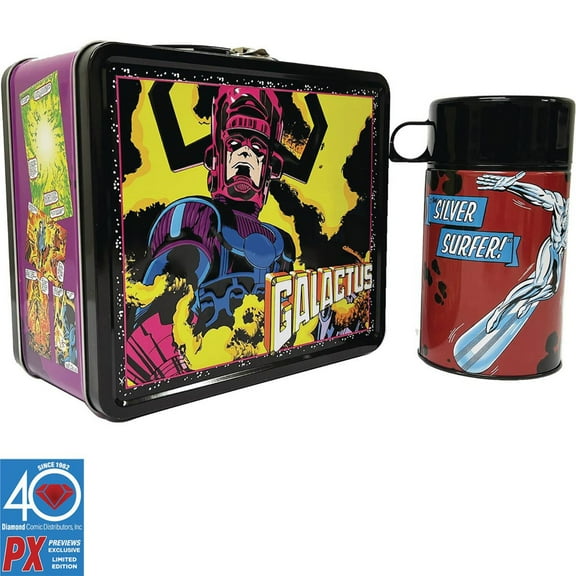 Tin Titans Marvel Galactus Px Lunchbox & Bev Container