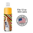thumbnail image 4 of Basset Hound Candy Cane Holiday Christmas Ultra Hugger for slim cans, 4 of 6