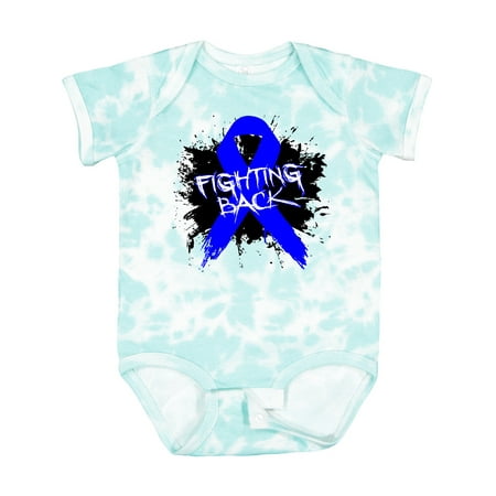 

Inktastic Colon Cancer Fighting Back Boys or Girls Baby Bodysuit