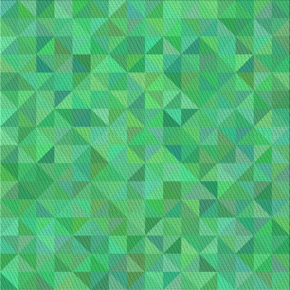 Ahgly Company Indoor Square Patterned Lime Mint Green Novelty Area Rugs, 4' Square