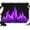 Purple, variant on Purple Flames Backdrops for Photography, Neon Style Black Background Fabric Photo Background Sturdy Studio Props for Photo Studio, Video Recording, Booth & Photoshoot 7x5ft